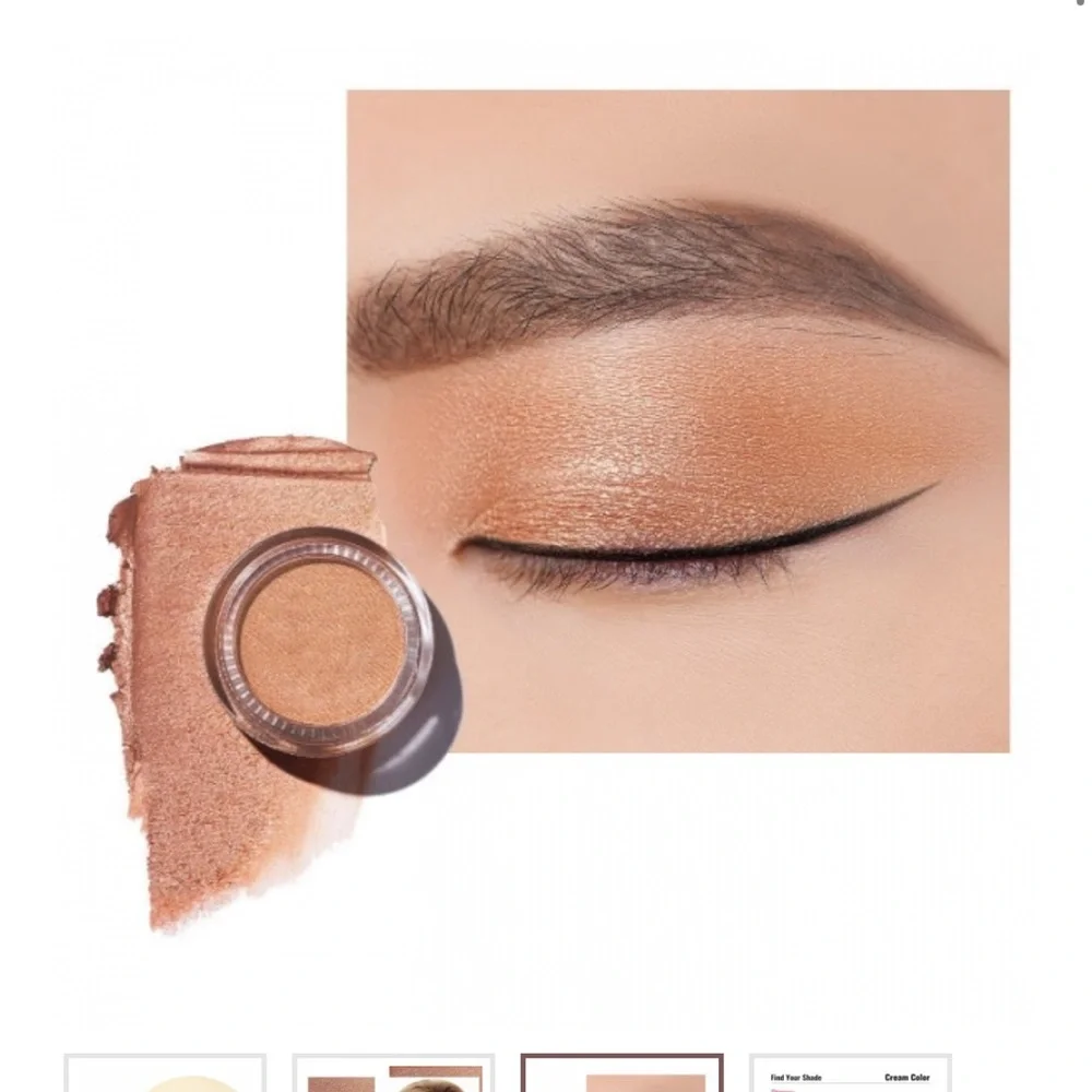 Oulac Cream Color Eyeshadow Regal Peach Silver Sheen NEW IN BOX